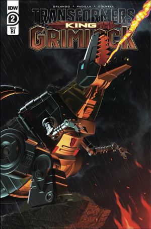 Transformers: King Grimlock issue 2-C Paul Harding 1:10 Cover