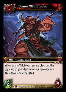 World of Warcraft: Through the Dark Portal (Base Set) card 202 Branu Wildbloom