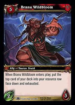 World of Warcraft: Through the Dark Portal (Base Set) card 202 Branu Wildbloom