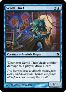 Magic the Gathering: Duel Decks: Venser vs. Koth (Base Set) card 7 Scroll Thief
