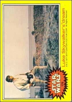 Star Wars: Series 3 (Base Set) card 176 Luke Skywalker's dream