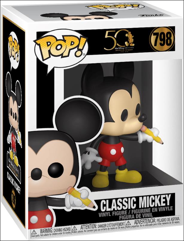 POP! Disney figure 798 Classic Mickey Walt Disney Archives 