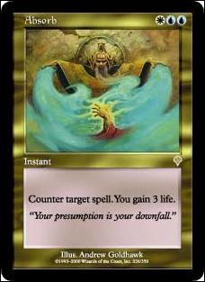Magic the Gathering: Invasion (Base Set) card 226 Absorb