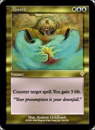 Magic the Gathering: Invasion (Base Set) card 226 Absorb