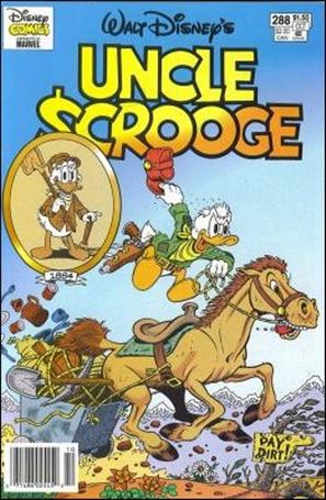 Walt Disney's Uncle Scrooge issue 288-B Marvel Cover