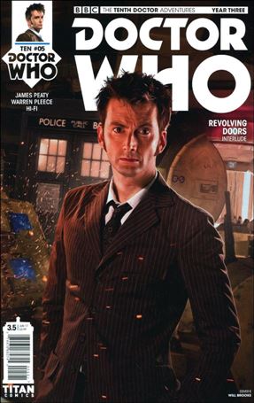 Doctor Who: The Tenth Doctor Year Three issue 5-B Will Brooks Subscription Photo Cover