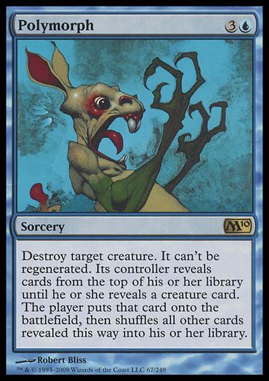 Magic the Gathering: 2010 Core Set (Base Set) card 67 Polymorph