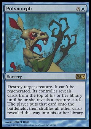 Magic the Gathering: 2010 Core Set (Base Set) card 67 Polymorph