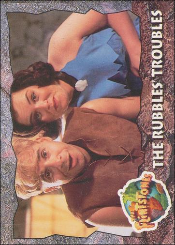 Flintstones: The Movie (Base Set) card 23 The Rubbles' Troubles