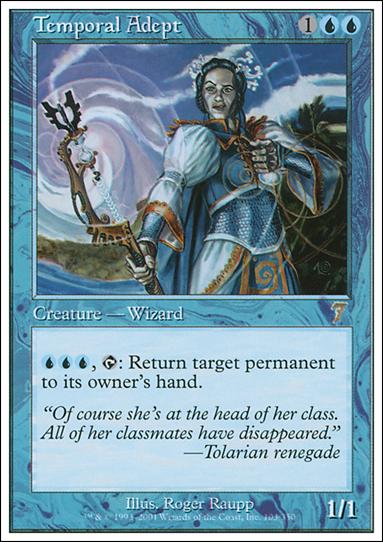 Magic the Gathering: 7th Edition (Base Set) card 103 Temporal Adept