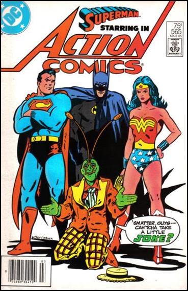 Action Comics (1938) issue 565-B Newsstand Cover