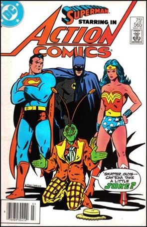 Action Comics (1938) issue 565-B Newsstand Cover