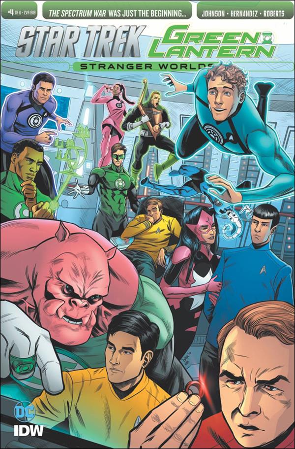 Star Trek/Green Lantern (2016) issue 4-B Isaac Goodheart Subscription Cover
