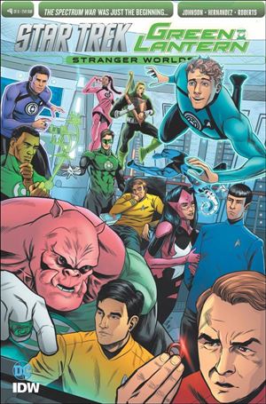 Star Trek/Green Lantern (2016) issue 4-B Isaac Goodheart Subscription Cover