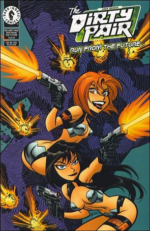 Dirty Pair: Run from the Future issue 3 Bruce Timm Cover