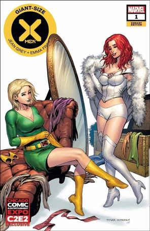Giant-Size X-Men: Jean Grey and Emma Frost issue 1-G Tyler Kirkham Comics Elite C2E2 Cover