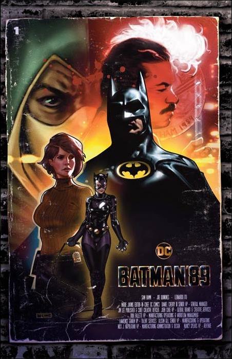 Batman '89 issue 1-C Taurin Clarke Team Cardstock Cover