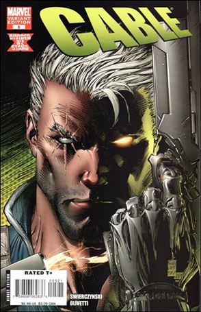 Cable (2008) issue 5-B Marc Silvestri 1:20 Cover