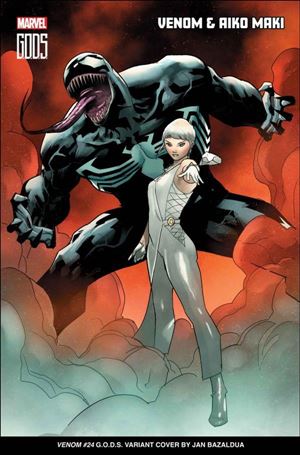 Venom (2022) issue 24-B Jan Bazaldua G.O.D.S. Cover