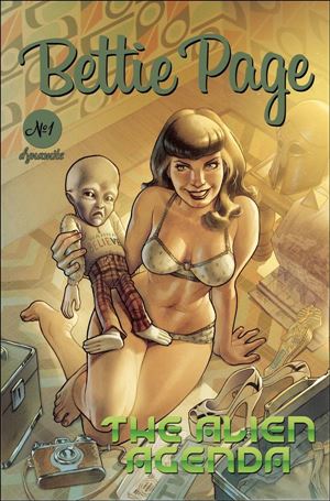 Bettie Page: The Alien Agenda issue 1-C Stephane Roux Cover