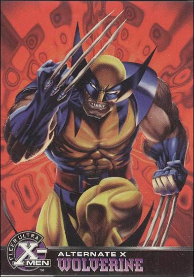 1996 Fleer Ultra X-Men All Chromium (Alternate X Embossed Subset) card 19 Wolverine