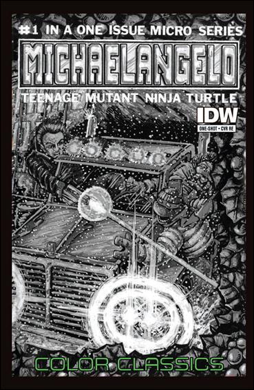 Teenage Mutant Ninja Turtles Color Classics: Michaelangelo Micro-Series One-Shot  issue 1-B Jetpack Comics Cover 1/1000