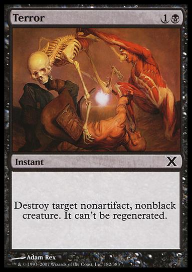 Magic the Gathering: 10th Edition (Base Set) card 182 Terror
