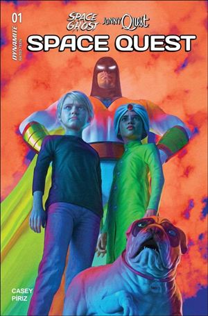 Space Ghost / Jonny Quest: Space Quest issue 1-ZA Mark Spears Orange 1:10 Cover