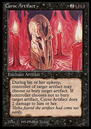 Magic the Gathering: The Dark (Base Set) card 43 Curse Artifact