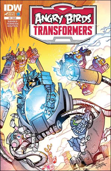 Angry Birds Transformers issue 3 Marcelo Ferreira Cover