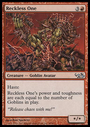 Magic the Gathering: Duel Decks: Elves vs. Goblins (Base Set) card 48 Reckless One