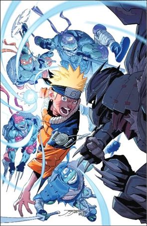 Teenage Mutant Ninja Turtles x Naruto issue 4.00-I Retailer Exclusive Jorge Jiménez Foil Virgin Cover