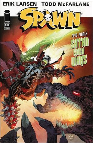 Spawn issue 262 Erik Larsen and Todd McFarlane Cover