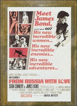 James Bond Connoisseur's Collection Volume One: The '60s (Metalworks Posters Subset) card P02  From Russia With Love