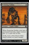 Magic the Gathering: 9th Edition (Base Set) card 130 Festering Goblin