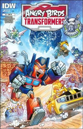 Angry Birds Transformers issue 1-C Jorge Pacheco 1:10 Cover