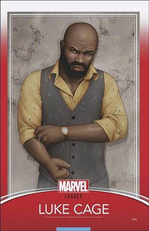 Luke Cage issue 166-D John Tyler Christopher Trading Card Cover