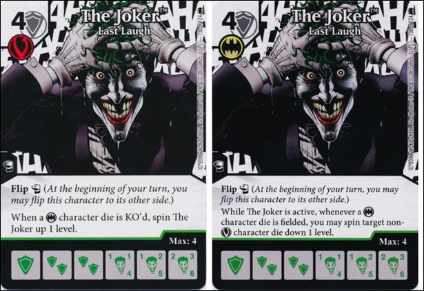 DC Comics Dice Masters Batman card 73 The Joker: Last Laugh