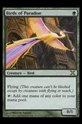 Magic the Gathering: 10th Edition (Base Set) card 252 Birds of Paradise