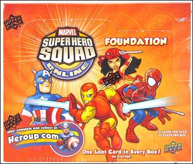 Super Hero Squad card 1 Sealed Box of Booster Packs