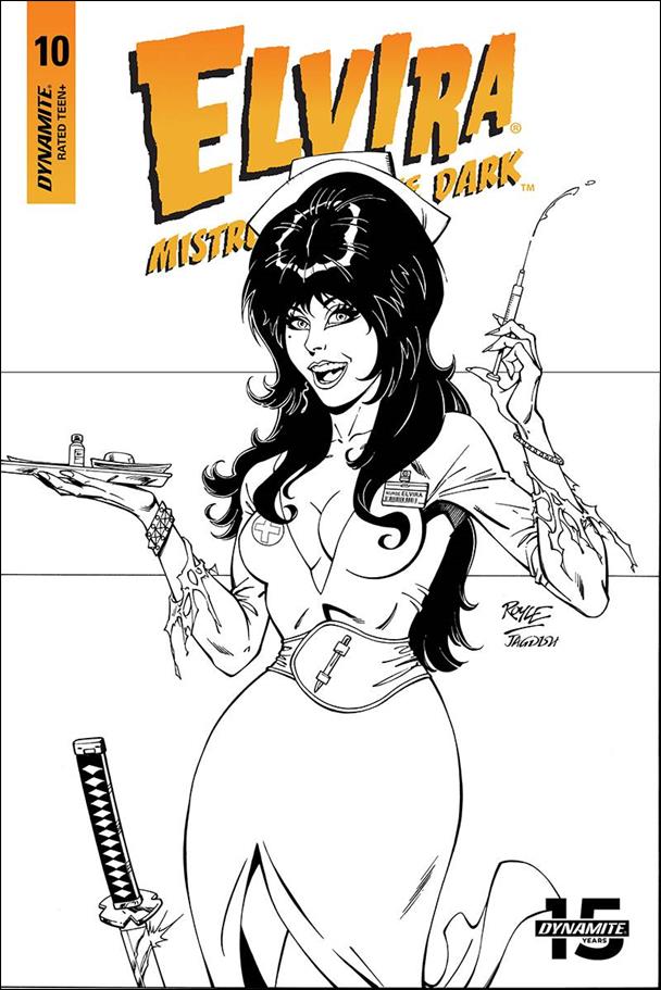 Elvira, Mistress of the Dark (2018) issue 10-I John Royle 1:20 Black and White Cover