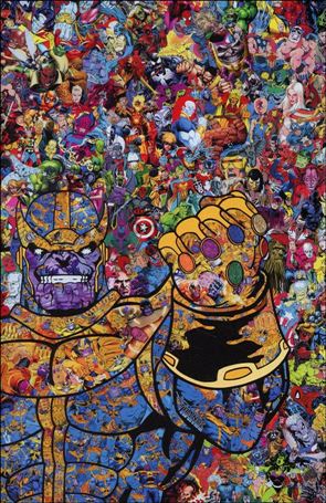 Marvel Comics (2019) issue 1001-D Mr. Garcin 1:100 Collage Cover