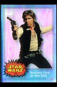 Star Wars Chrome Archives (Clear Chrome Subset) card C3 Harrison Ford as Han Solo