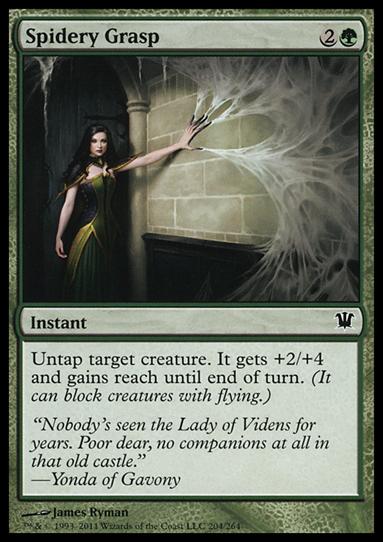 Magic the Gathering: Innistrad (Base Set) card 204 Spidery Grasp