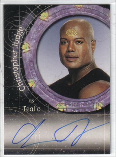 Stargate SG-1: Season 7 (Autograph Subset) card A61 Christopher Judge as Teal'c (Very Limited)