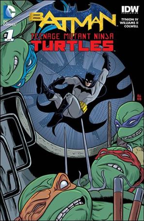 Batman/Teenage Mutant Ninja Turtles issue 1-MR Mike Allred Newbury Comics Cover