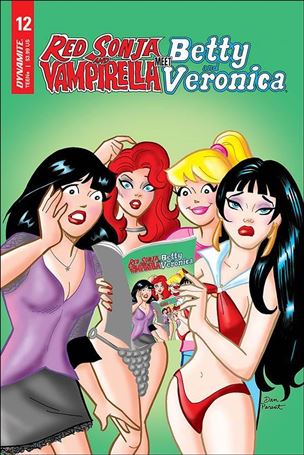 Red Sonja and Vampirella Meet Betty and Veronica issue 12-D Dan Parent Cover