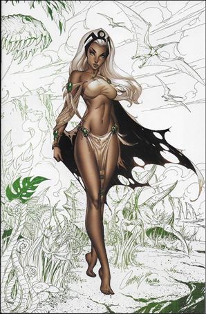 Uncanny X-Men (2019) issue 12-J J Scott Campbell Storm Virgin Sketch Cover 1/1500