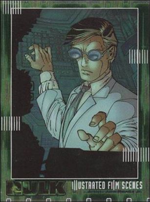Hulk Film and Comic Cards (Illustrated Film Scenes Subset) card IF07 Bruce Banner