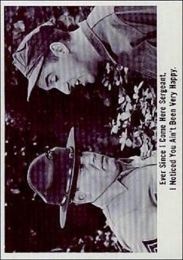 Gomer Pyle (Base Set) card 37 Ever Since I Come Here Sergeant, I Noticed You 